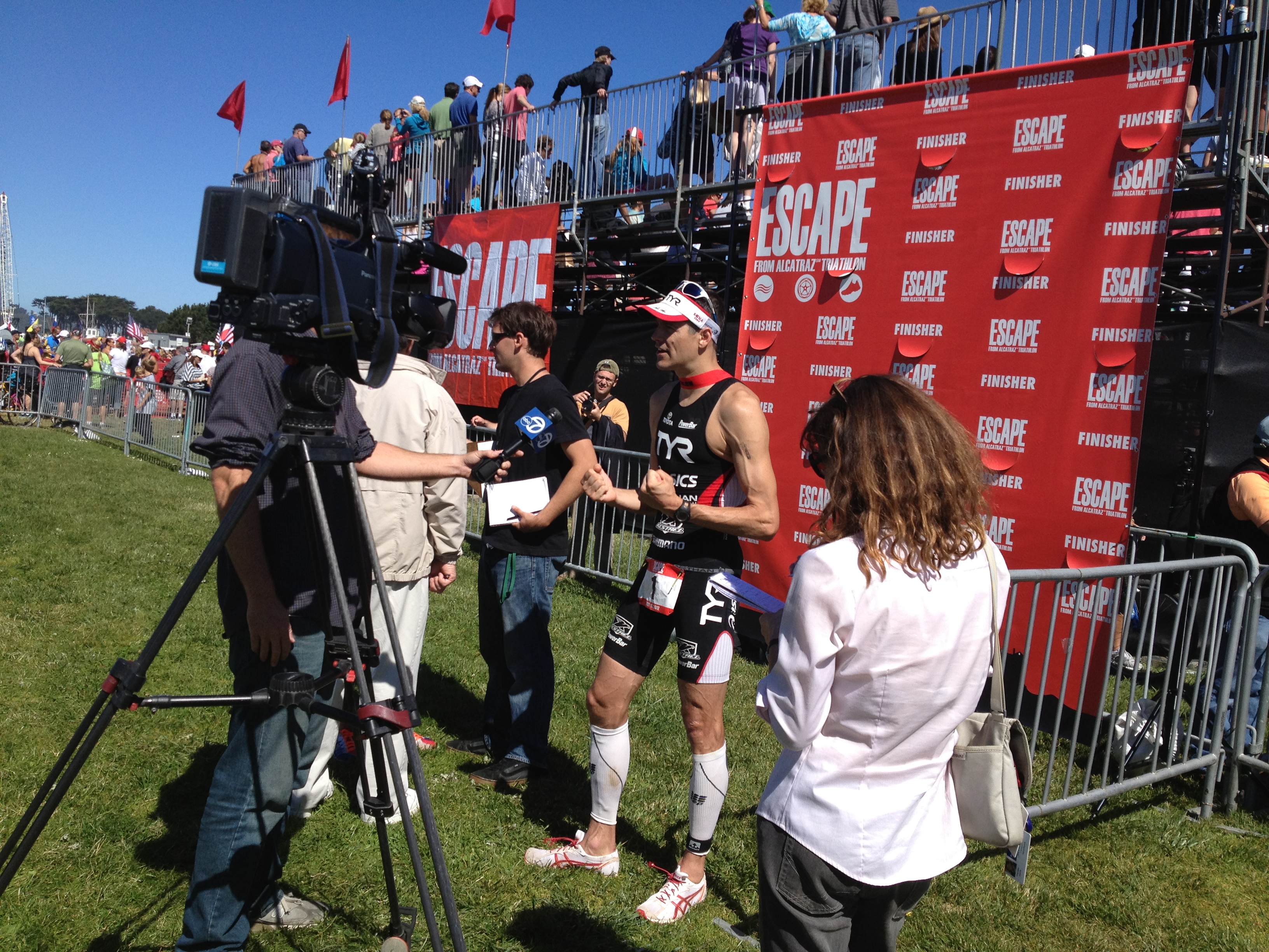 Escape from Alcatraz Triathlon media